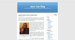 Desktop Screenshot of blog.jenncancook.com
